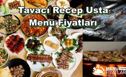 Tavacı Recep Usta Menü Fiyatları