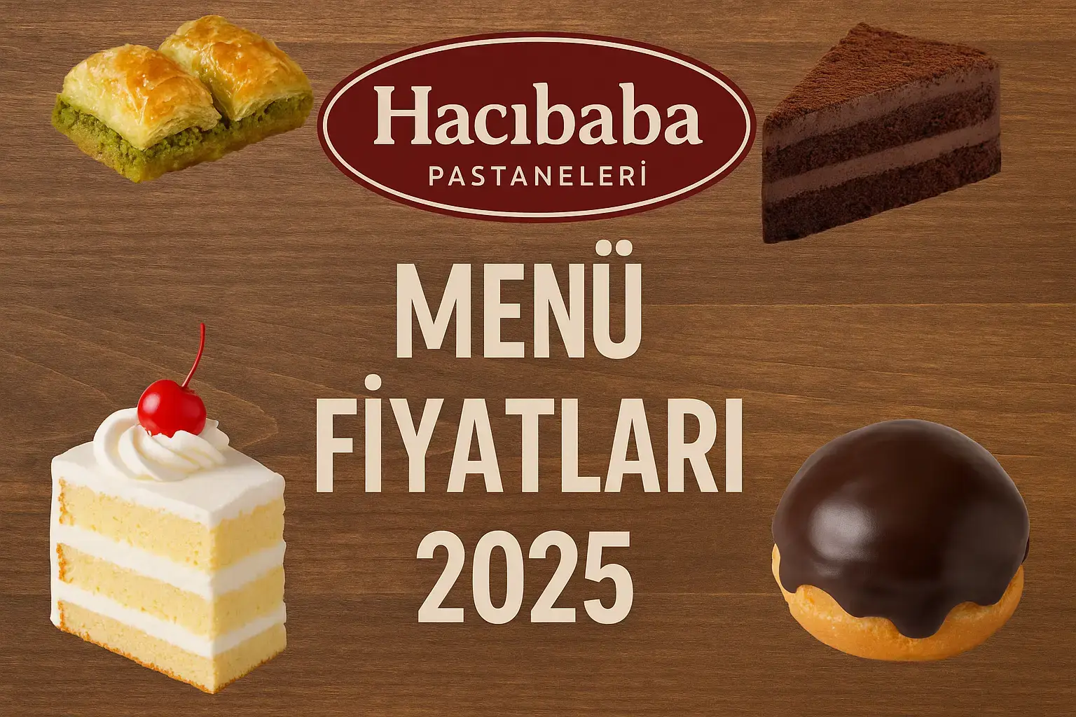 Hacıbaba Pastaneleri Menü Fiyatları – Güncel Fiyat Listesi 2025